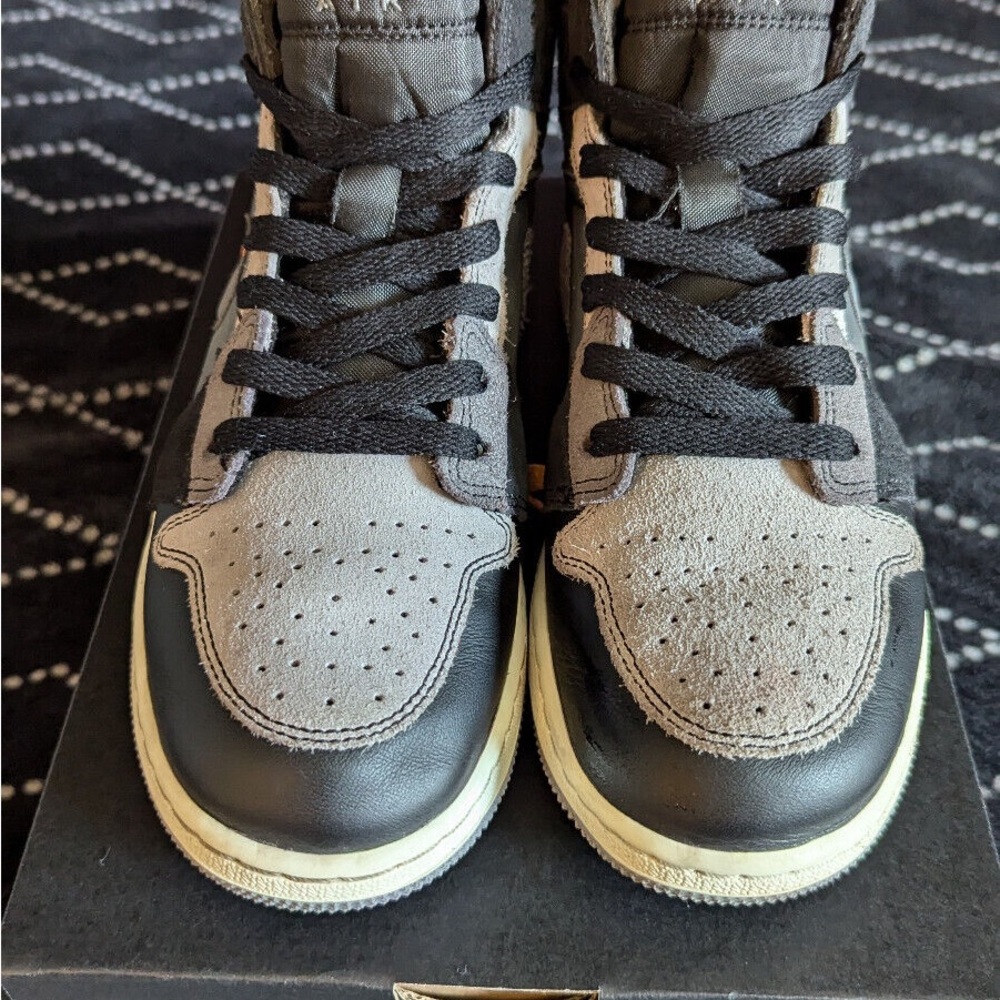 Size 6Y - Nike Air Jordan 1 Mid SE Craft Inside Out, preowned, excellent, w/ box